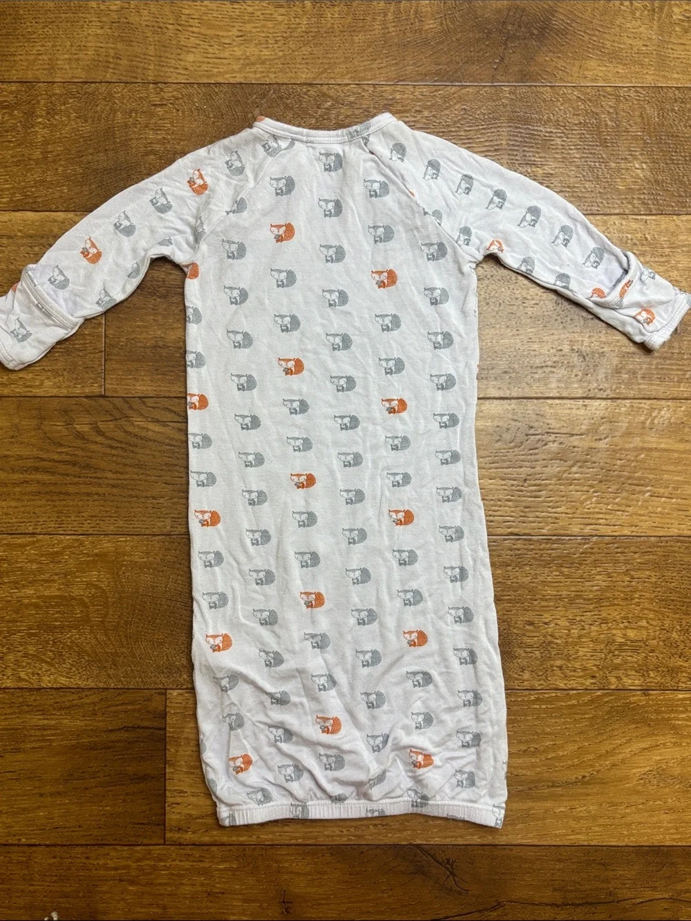 Baby Girls Bamboo Viscose Gown Bundle Kate Quinn Angel Dear 0-3mo Bee Fox/Racoon
